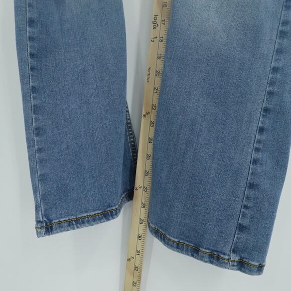 Wrangler Jeans Juniors 3X32 Blue Denim Light Wash Bootcut Cowgirl Western Y2K‎ - Picture 11 of 12